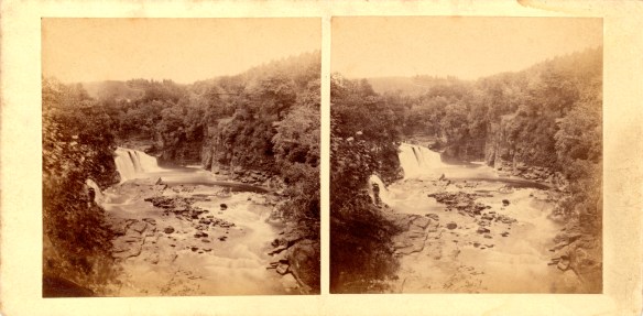 Fig 13 - Bonnington Falls on the Clyde